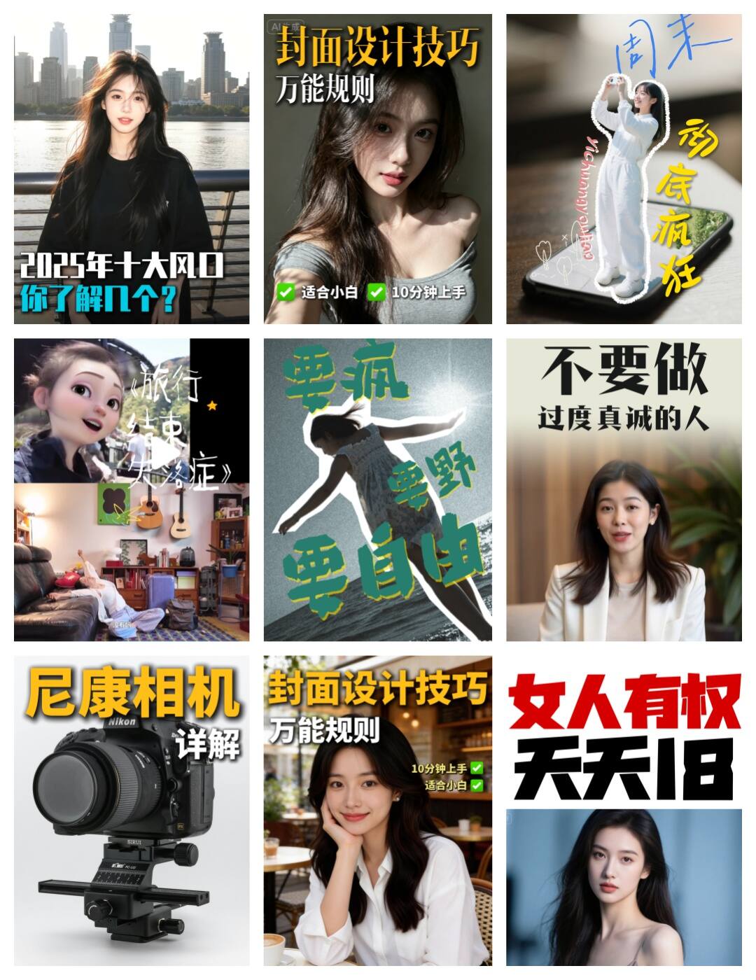 图片[8]-剪映网感封面预设模板/170款各行业视频通用/口播vlog-亮琪创作室